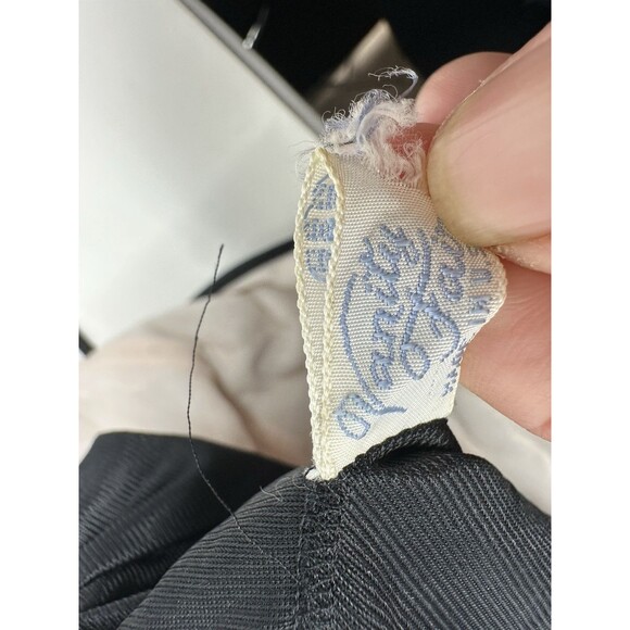 Vanity‎ Fair Nightgown Vintage Womens Size 34 Black Lace Bust Bow Detail Layered - Picture 7 of 11